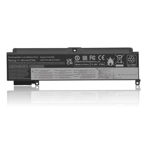 Futurebatt L16M3P73 01AV406 Laptop Battery Replacement for Lenovo ThinkPad T460s T470s Series Notebook Internal 00HW038 00HW025 00HW024 01AV462 01AV405 01AV407 01AV408 SB10J79003 - size: 01AV406 8.86*3.15*1.38 in