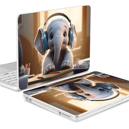 Tuiklol for 2026 MacBook Neo 13 Inch A18 Pro Chip Case, (Model A3404) Anti-Scratch Anti-Drop Slim Hard PC Shell Case with Shockproof Protective MacBook Neo Laptop Cover, Elephant - color: Elephant