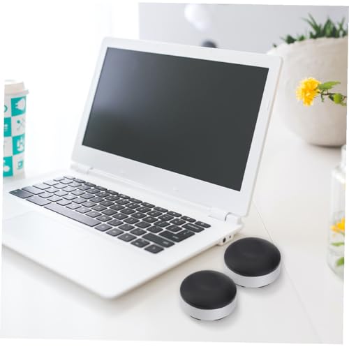 STOBOK 2sets Portable Laptop Stand Ergonomic Height for Heat Dissipation - Base Pad for Home Office Use Black