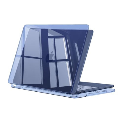 MOSISO Compatible with MacBook Neo Case 13 inch 2026 A3404 A18 Pro Chip | Ultra-thin Protective Crystal Hard Shell Case&Keyboard Cover&Screen Protector, Indigo - color: Indigo