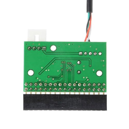 USB to 34-Pin Floppy Drive Adapter PCB Board, 3.5 Inch 1.44MB Floppy Disk Drive to USB Cable Connector Reader, IT Hardware Data Recovery Converter Module for Desktop Laptop, 1 Set