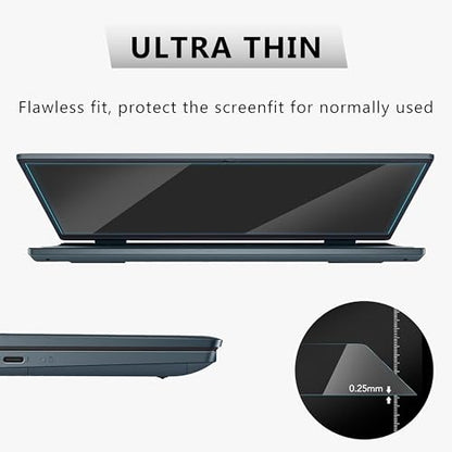 11.6-inch 16:9 Universal Laptop Screen Protector with Tempered Glass | For HP/Dell/Acer/ASUS/Samsung/Lenovo/MSI/Toshiba/LG/Razer Blade, Bubble Free,Anti Scratch Anti-Fingerprint - size: 11.6 Inch (16:9 Aspect Ratio Screen)