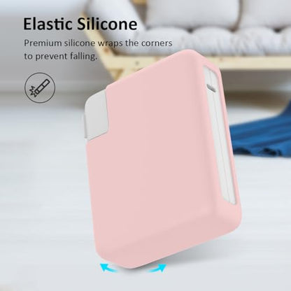 140W Soft Silicone Charger Protector Case Cover for MacBook Pro 16 inch 2026-2021 A2485 A2780 A2991 A3186 A3403 A3428 A3429 M5 M4 M3 M2 M1 Pro/Max Chip, 140W Power Adapter Cover, Baby Pink - color: Baby Pink