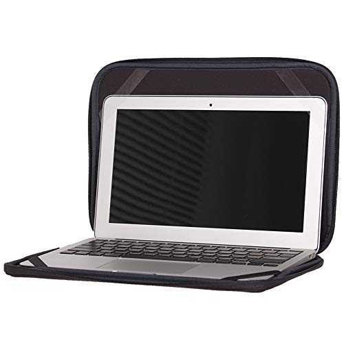 Laptop Sleeve 17.3 Inch Foldable Slim Case Lightweight Bag Notebook Computer Carrying Flip Cover (Red) - color: Red, size: 17.3 Inch