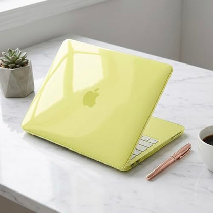 Batianda CrystalAir Case for MacBook Neo 13 Inch 2026, Crystal Citrus | 4-in-1 Bundle Ultra Clear Slim Hard Shell, Lightweight Everyday Protection for MacBook Neo 13 Inch 2026 Model A3404 - color: Crystal Citrus