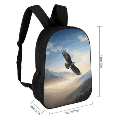Laptop Backpack with Pocket, Large, Adjustable 17 Inch Bag, Waterproof | Eagle Mountains Computer Bag for Work, Breathable, Expandable Backpack for Women Men, Portable