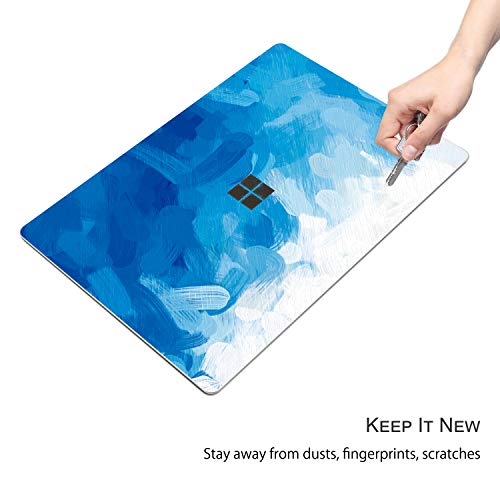 Ultra Thin Protective Cover Skin Decal Sticker for Microsoft Surface Laptop 5 (2022 Release) 13.5", Easy Apply, Anti-Scratch, Residue Free Vinyl Skin [Blue Paint] - color: Blue Paint, size: Surface Laptop5/4/3-13.5''