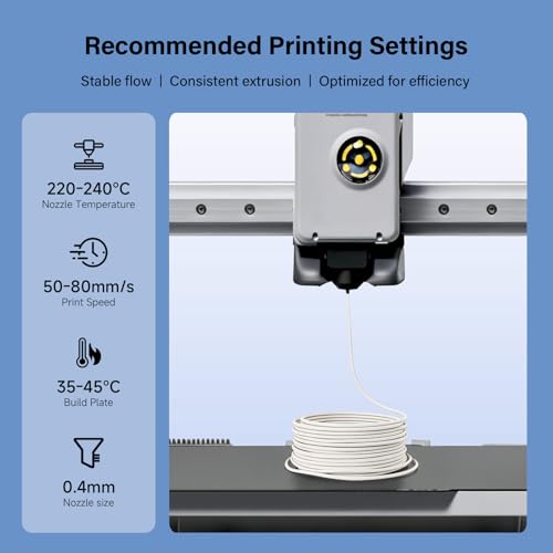 Matte TPU Filament 1.75mm, 1kg - Shore 95A Flexible & Durable TPU, Matte White, Low-Gloss Matte Finish, Minimal Layer Lines, for Phone Cases, Wearables & Functional Parts - color: Matte White Tpu