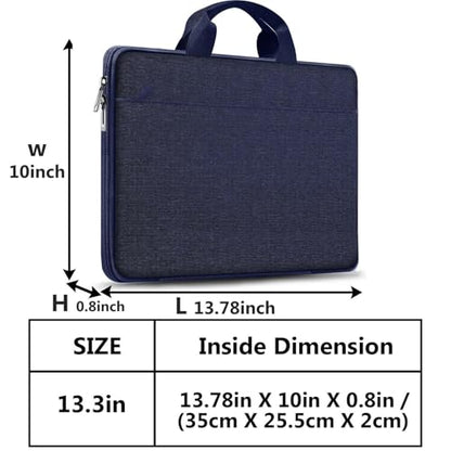 Hseok Laptop Sleeve 13-14 Inch Case Briefcase Compatible with MacBook Neo Pro 14 M5/M4/M3/M2/M1, All Models 13.3 Mac Air/Pro, XPS 13 14, Most Popular 13"-14" Notebooks,D01B02 - color: D01B02, size: 13"-14"