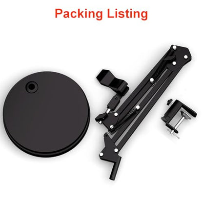 Max 21-inch Adjustable Universal Stand for Digital Microscopes (Only Stand) | 360° Rotating Arm – Table Clamp – Supports Up to 6cm Diameter USB/WiFi Microscopes – Ideal for Lab, Electronics, and DIY - size: Stand