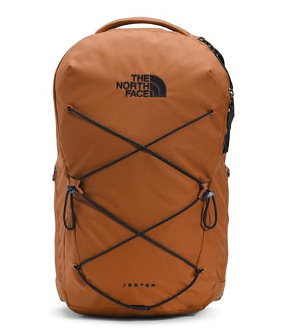 The North Face Jester Everyday Laptop Backpack, Leather Brwn/Blk-NPF, OSFA | Commuter Daypack, Water Repellent, Laptop Sleeve - color: Leather Brown/Tnf Black-npf