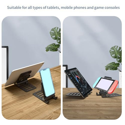 Tablet Cooling Stand with Powerful Cooling Fan Foldable Easy Storage for Travel Multifunctional Desktop Lazy Bracket Laptop Phone Stand