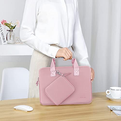 Hseok Laptop Sleeve 13.3-14 inch Case with Small Pouch, Neoprene Computer Bag Compatible with MacBook Neo/Pro 14 M5/M4/M3/M2/M1, Mac Air/Pro 13.3, XPS 14 and Most 13-14 inch Notebooks,P02K01 - color: P02k01, size: 13"-14"