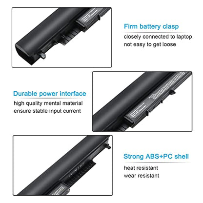 807956-001 HS03 HS04 Laptop Battery Compatible with Hp 14 15 Notebook PC Series 15-ay009dx 15-ba009dx 15-af131dx Spare 807957-001 Model HSTNN-LB6U HSTNN-LB6V Part Number TPN-C125 TPN-C126 - size: HS03 HS04