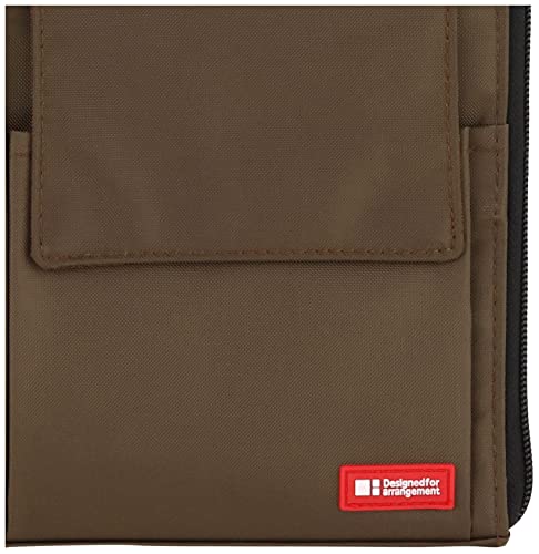 LIHIT LAB Laptop Sleeve with Storage Pockets (Bag-in-Bag), 10 x 13.8 Inches, Brown (A7554-9) - color: Brown, size: 10 in x 13.8 in