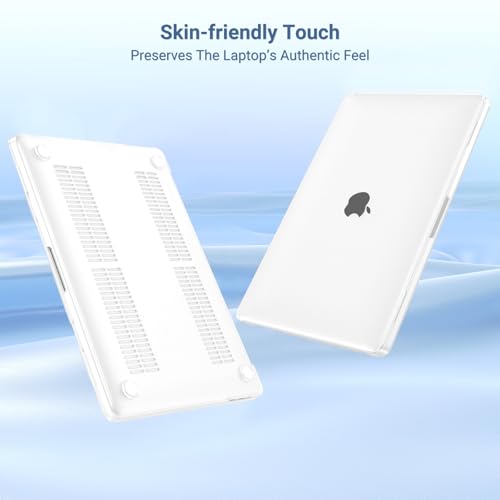 MOSISO Compatible with MacBook Pro 13 inch Case M2 M1, Frost | Plastic Hard Shell Case Cover 2026-2016A2338 A2251 A2289 A2159 A1989 A1708 A1706 with/without Touch Bar - color: Frost