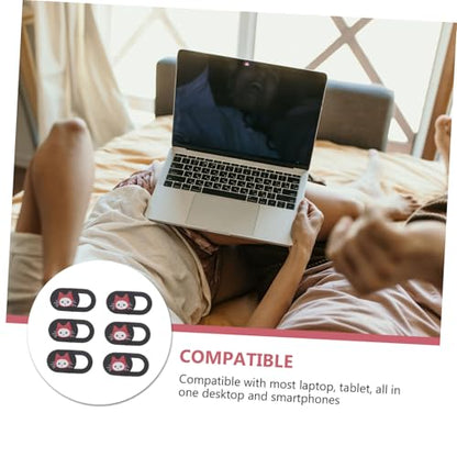 COHEALI 6pcs Webcam Cover Slide for Laptop and Desktop, Privacy Camera Protector for Computer and Tablet, Ultra-Thin Sliding Lid for Online Security and Anti-Peeping