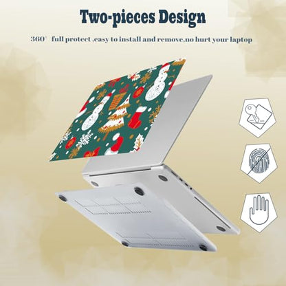 Laptop Shell for MacBook Air 11 inch Case 2015 2014 2013 2012 2011 2010 Release Model A1465 A1370,Air 11.6" Snap on Protective Laptop Hard Case & Keyboard Cover,Christmas Snowman - color: Christmas Snowman, size: Air 11" 2010-2015(A1370/A1465)