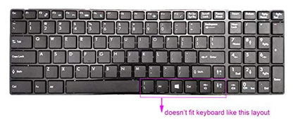 Clear Keyboard Cover Compatible for 15.6 inch MSI Gaming Laptop GS70 GP62 GL62M GT62VR GF62VR GE63VR GS63VR WS60 WS63VR, 17.3 inch MSI GL72M GF72VR GV72 GP72 GS73 GS73VR GT73VR GE72 GV72 GT72 - color: Transparent