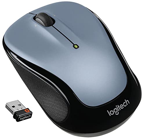 Logitech Wireless Mouse M325 with Designed-For-Web Scrolling - Light Silver - color: Light Silver