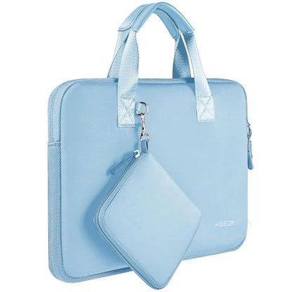 Hseok Laptop Sleeve 14 inch Case with Small Case, Compatible with MacBook Neo 14, MacBook Pro 14 M5/M4/M3/M2/M1, XPS 14 and Most 14 inch Notebooks, Neoprene Computer Handbag,SK01BL01 - color: Sk01bl01, size: 14"