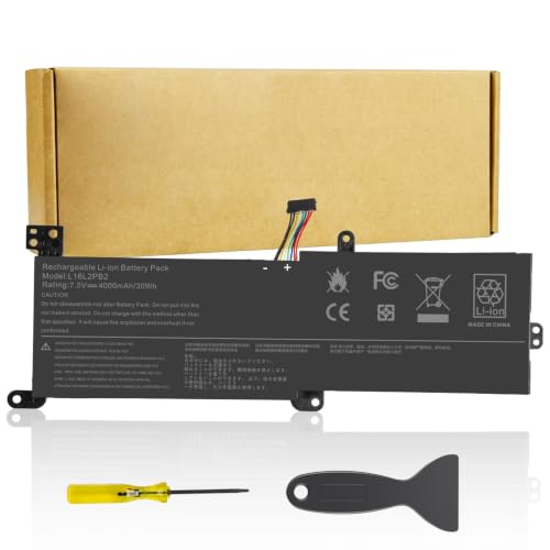 Futurebatt L16L2PB2 Laptop Battery Compatible with Lenovo IdeaPad 320-14AST 320-14IAP 320-14IKB 14ISK 15ABR 15AST 15IAP 15IKB 15ISK 17ABR 17AST17IKB 17ISK 130-14AST 330-15IKB 14AST 14IGM 14IKB 15AST - size: L16L2PB2 11.38*4.53*0.73 in