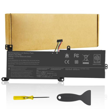 Futurebatt L16L2PB2 Laptop Battery Compatible with Lenovo IdeaPad 320-14AST 320-14IAP 320-14IKB 14ISK 15ABR 15AST 15IAP 15IKB 15ISK 17ABR 17AST17IKB 17ISK 130-14AST 330-15IKB 14AST 14IGM 14IKB 15AST - size: L16L2PB2 11.38*4.53*0.73 in