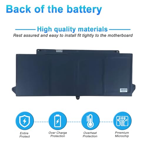 63Wh 7FMXV Laptop Battery Replacement for Dell Latitude 7320 7420 7520 5320 5320 2-in-1/7320 2-in-1/7420 2-in-1 Series TN2GY 0TN2GY 9JM71 4M1JN 1PP63 727CG HDGJ8 MHR4G CN-0727CG CN-0TN2GY - size: 10.01*4.10*0.22inch 7FMXV