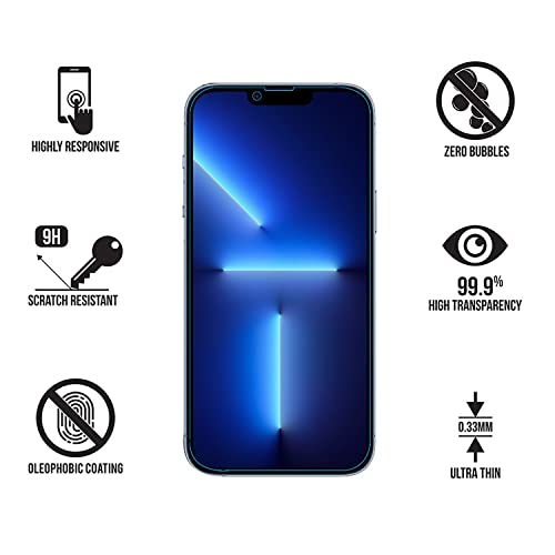 Screen Protector for iPhone 13 pro max iPhone 14 Plus Anti Blue Light Screen Protector Compatible with iPhone 14 Plus iPhone 13 pro max 3 Pack