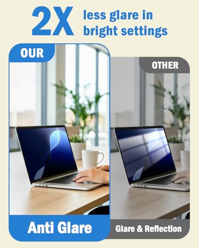 F FORITO 2-Pack Anti Glare Matte Laptop Screen Protector Compatible with Apple MacBook Air 15.3-inch (2023-2026, M2, M3, M4, M5), Eye Protection Screen Guard for Students and Programmers - size: for MacBook Air 15.3" (2023-2026, M2,M3,M4,M5)