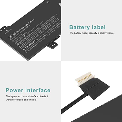 GB02XL GM02XL L42583-002 917725-855 Laptop Battery for HP Chromebook X360 14A 14-DB 11 G8 G7 G1 G2 EE/Chromebook 11A G8 G5 G6 EE/Chromebook 14 G5 14-DB0051CL 14-CA000NA L42583-005 L42550-271 - size: 9.45*2.99*0.2inch