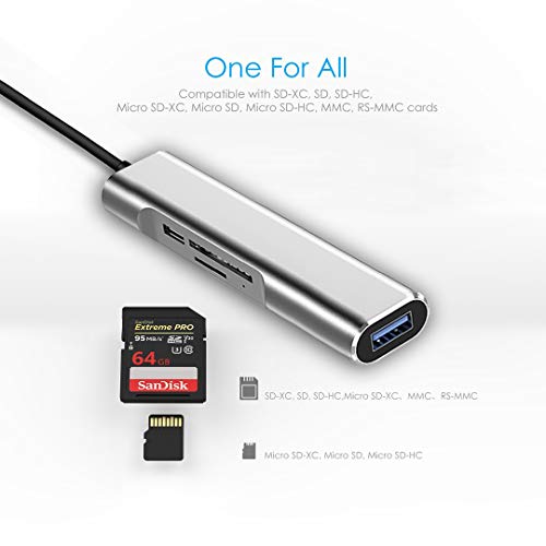 USB C to HDMI Adapter for Samsung DeX,DeX Station for Galaxy S25/S24/S23/S22/Note20/10/Tab S9/S8/S7,DeX hub with HDMI 4K,USB3.0,PD 60W,SD/TF Card Slot,Steam Deck,Nintendo Switch - color: 5IN1 SD/TF