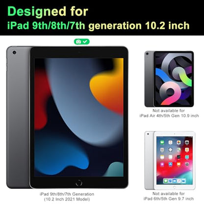 360°Magnetic Privacy Screen for iPad 9th/8th/7th Generation (10.2Inch,2019/2020/2021), Removable Anti Blue Light Glare Spy Private Filter, High Sensitive Bubble-Free Screen Protector | (10.2Inch,2019/2020/2021), Removable Anti Blue Light Glare Spy Private