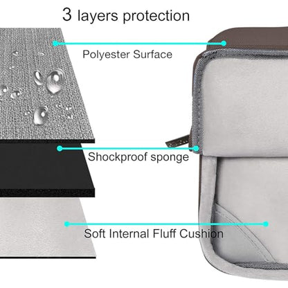 MOSISO Compatible with MacBook Air 13 inch Case M5 2026 M4 2025 M3 M2 2024-2022 A3449 A3240 A3113 A2681,Hard Shell&Sleeve Bag&Keyboard Skin&Webcam Cover&ScreenFilm for MacBook Air 13.6, Beige Brown - color: Beige Brown