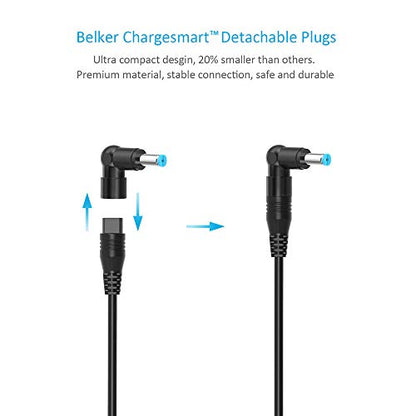 Belker 45w 65w Universal Laptop Charger with 15 Tips | AC Power Adapter for Hp Dell Acer Asus Lenovo IBM Toshiba Compaq Samsung Sony Fujitsu Notebook Ultrabook Power Supply - size: 65W Standard