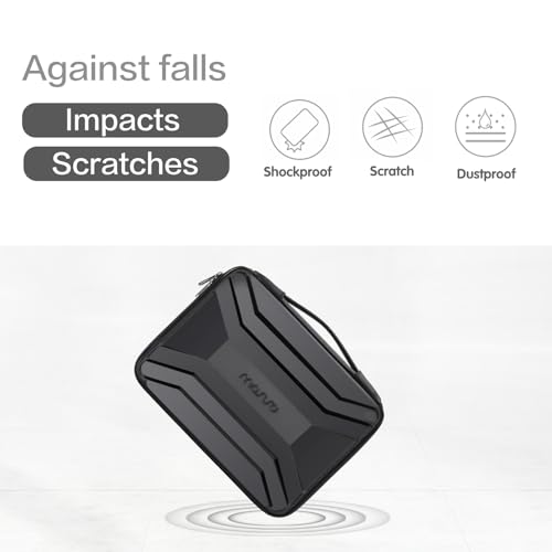 MOSISO 15-16 inch Laptop Hard Case, Waterproof Shockproof Laptop Sleeve Compatible with MacBook Pro 16, HP Acer Dell Lenovo ASUS, Symmetrical Trapezoid EVA Computer Bag with Handle, Black - color: Black, size: 15.6 inch