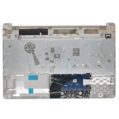 Replacement Upper Case Palmrest for HP 15T-DW 15-DW 15S-DU 15-DW0081WM 15-DW1081WM 15-DW1083WM 15-DW0083WM Series Laptop Top Cove Non-Backlit Keyboard Assembly L52023-001 AP2H8000510 Sliver - color: Silver
