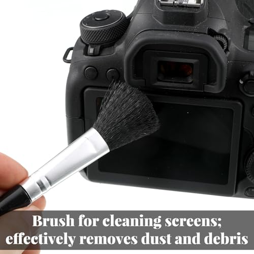 11 Pcs Mini Keyboard Cleaning Brushes Kit, Mini Anti Static Brush with Keycap Puller Tweezers, Dust Cleaning Brushes for Electronic Devices Computer Motherboard Fans Camera Small Space