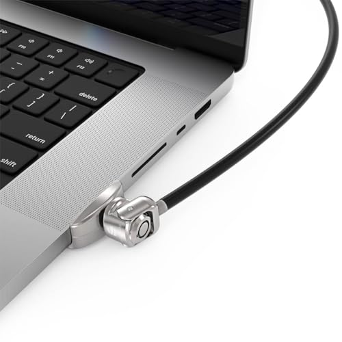 Compulocks Ledge Adapter for MacBook Pro 16-inch (M1/M2/M3/M4/M5) with Keyed Cable Lock | Secure aluminum MacBook security lock by Compulocks - size: Keyed Lock