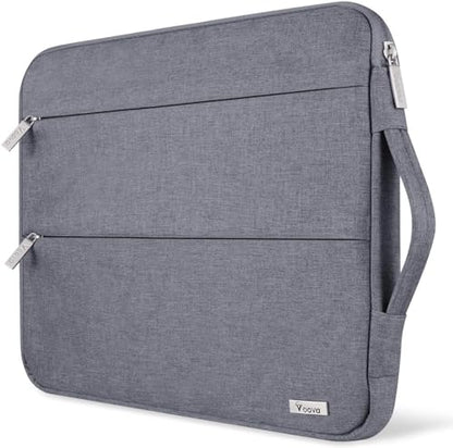 Voova 15-14 Inch Laptop Sleeve, Laptop Case, MacBook Case, Gray | Slim splash-proof 14-inch laptop sleeve compatible with MacBook Pro M1-M5 Max, HP, Lenovo, Acer and Asus for daily use - color: Grey, size: 14-15 Inch