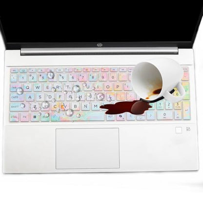 Keyboard Cover for HP Laptop 15-fc 15-fd 15.6" Series 15z-fc000 15t-fd000 15t-fd100 15-fd0023dx 15-fd0005dx 15-fc0025dx 15-fc0245dx fd0883nr fd0083wm fd0127dx fd0182wm 15-fc0093dx fc0041wm - color: Dazzle