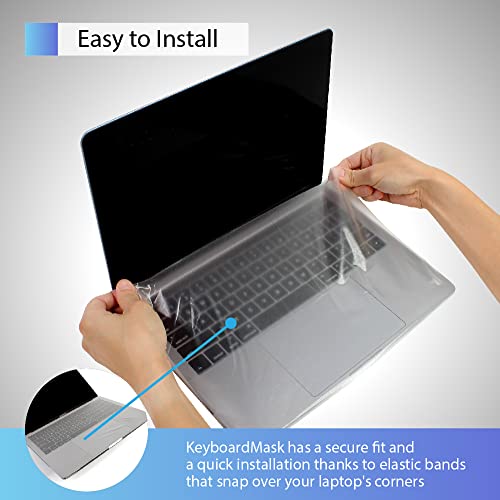 KeyboardMask Matte Keyboard Cover Compatible with 2021 Apple Magic Keyboard, 0.12mm Ultra Thin Wipeable Anti-Dust Protector (MacBook Air 13" 2018-2020) - size: Macbook Air 13" 2018-2020