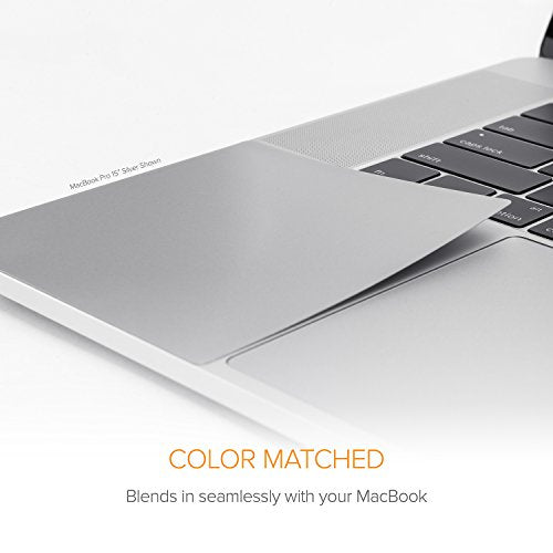 UPPERCASE Premium Palm Rest Protector Skin Cover Set Compatible with 2020+ MacBook Pro 13", Silver