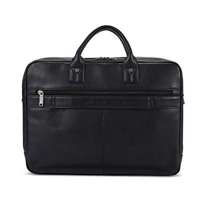 Samsonite Classic Leather Toploader Briefcase - color: Black