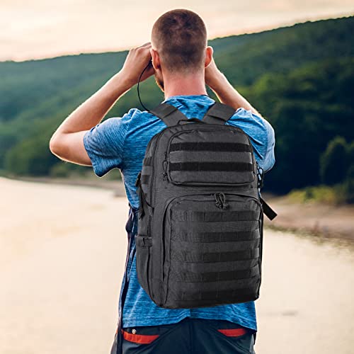 MATEIN 17 Inch Laptop Backpack, Large TSA Tactical Backpack for Men | Military MOLLE System, Water Resistant Computer Bag, Laptop Compartment, Work Organizer Pocket, For Carry on Travel