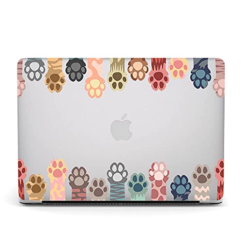 Case Compatible with MacBook Pro 13 inch 2012 2011 2010 2009 2008 Release with CD-ROM, Plastic Hard Shell Cover & Sleeve Bag & Keyboard Cover Skin for MacBook Pro 13 A1278,Cute Paw - color: Cute Paw, size: A1278(Pro 13 w/CD-ROM 2008-2012)