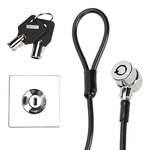 Laptop Lock 360 Degree Rotation Wired AntiTheft Lock Base for OS X // with 2 Keys