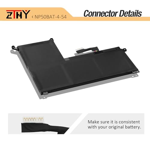 54Wh NP50BAT-4-54 Laptop Battery Replacement for Colorful X15 AT X15 XS22 | For Clevo NP70 X17 AT22, Schenker XMG Focus 16, GIGABYTE G5 GE KE KF G7 KE Series 6-87-NPSKS-53G00 6-87-NP5KS-51B00 15.4V