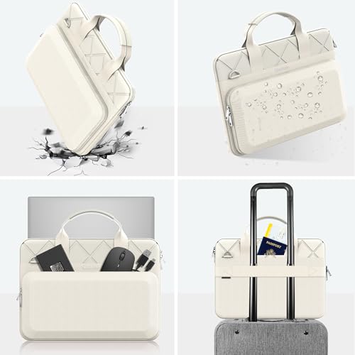 Smatree CityShield Laptop Shoulder Case for 16 inch Lenovo/ASUS/Acer | for 16 inch Lenovo ThinkPad P16v G2/1,ASUS ProArt Studiobook 16 OLED H7600/Pro 16 OLED W7600,Acer,GIGABYTE,White(MC04)