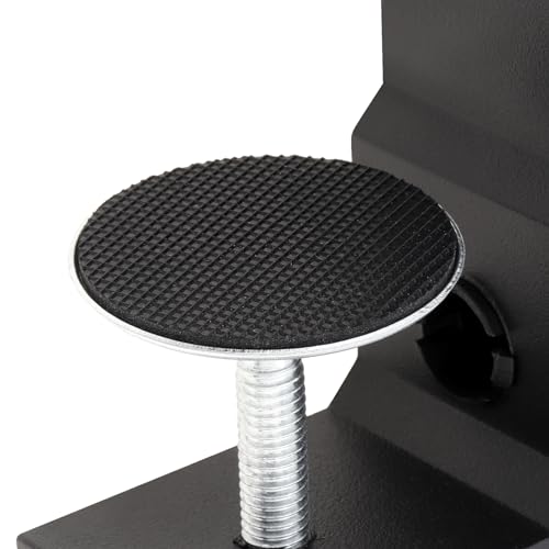 RTNLIT Heavy Duty Desk Clamp for 1/2” and 5/8" Hole Base Magnifying Lamp | Large Metal Table Mount Mic C Clamp, for Microphone Boom Arm, Swing Arm Lamp, Fits up to 3.3" Desktop Thickness